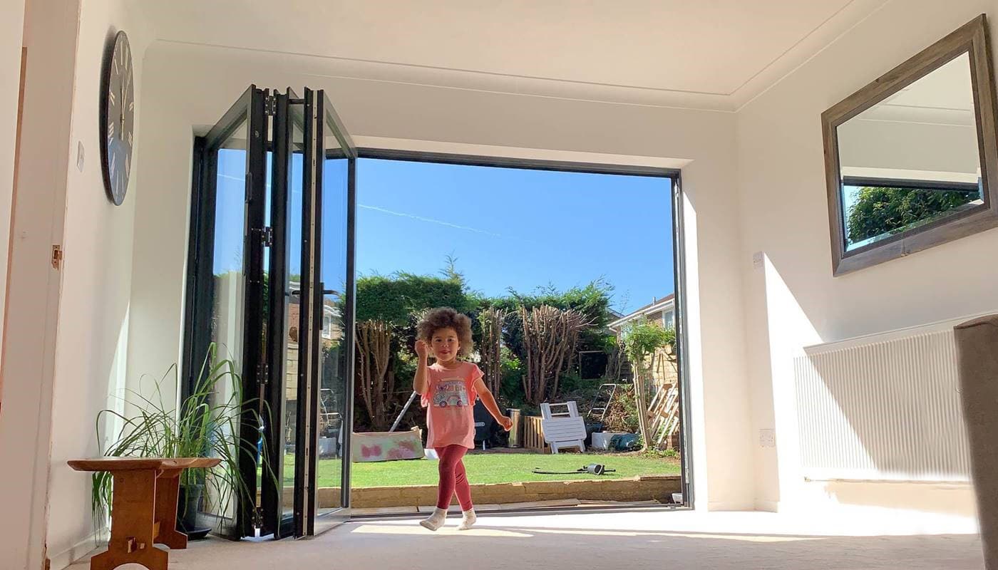 Bi-fold doors installation